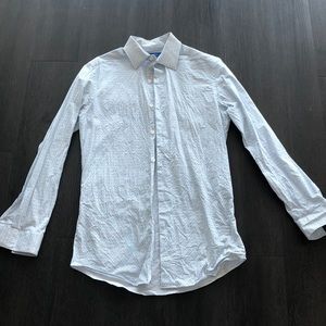 Men’s Apt 9 Slim Fit Flex Fabric Blue dress shirt